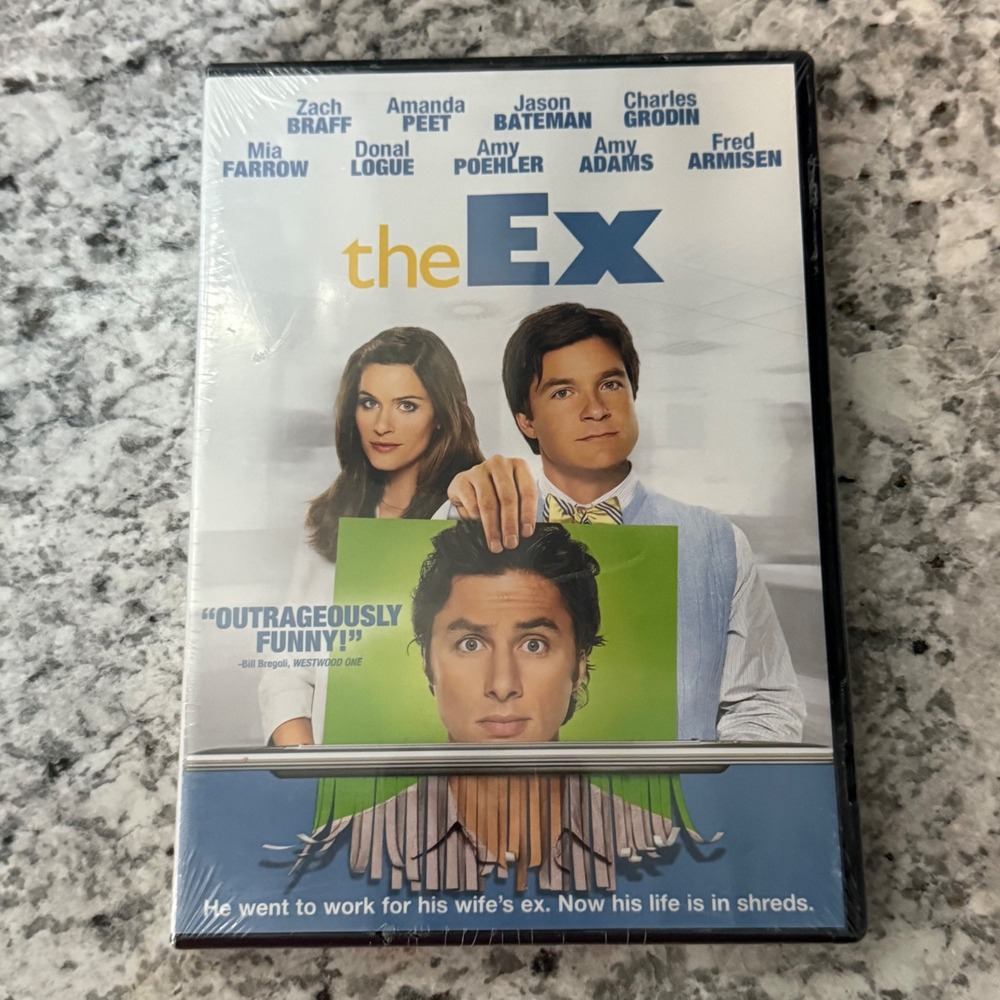The Ex DVD Movie Comedy Zach Braff Jason Bateman Amy Poehler Sealed‎